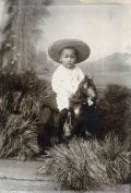 K. Yoshida - Young Boy on Hobby Horse