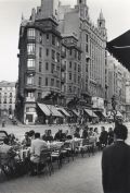 Joseph Nettis - Street Cafe in Madrid, Spain