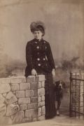 Frank Weston - Nellie Weston & Weston Family Dog (2)Nellie was the wife of the photographer.