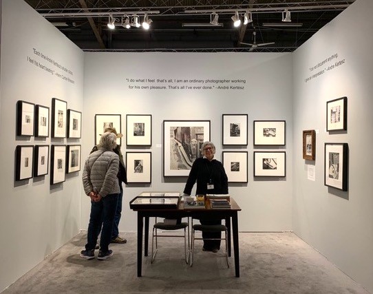 One of the project booth spaces devoted to master photographer André Kertész. (Photo by Alex Novak © I Photo Central, LLC)