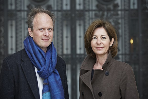 Florence Bourgeois (right) and Christoph Weisner (left), Directors of Paris Photo (© Jeremie Bouillon, 2015)