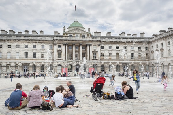Exterior of Somerset House during fair (Photo copyright Magnus Arrevad, courtesy Photo London) Exterior of Somerset House during fair (Photo copyright Magnus Arrevad, courtesy Photo London)