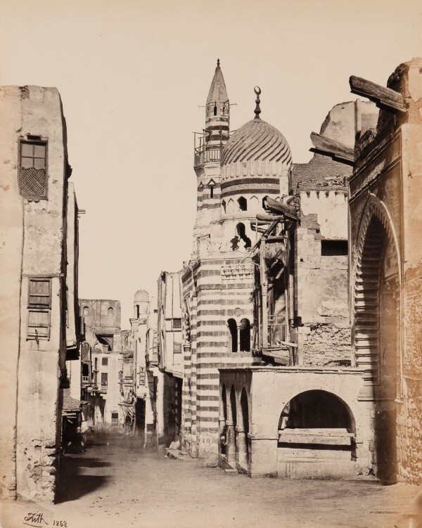 Francis Frith (British, 1822-1898), Street View in Cairo, 1858, albumen print (lot 132, $2,500-3,500)