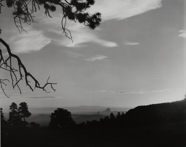 Laura Gilpin, “Sunrise from Lukachukai Mountains, Arizona, 1934, 15x19” Gelatin Silver Print made 1969 “The Enduring Navaho" Exhibition.
