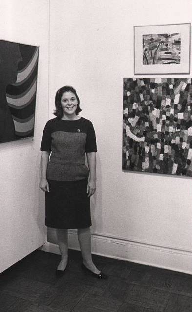 An early portrait of gallerist Virginia Zabriskie that was acquired by the National Gallery, part of a series of art dealers that was published in The Arts Yearbook in 1959. (Courtesy National Gallery of Art and Keith de Lellis Gallery)