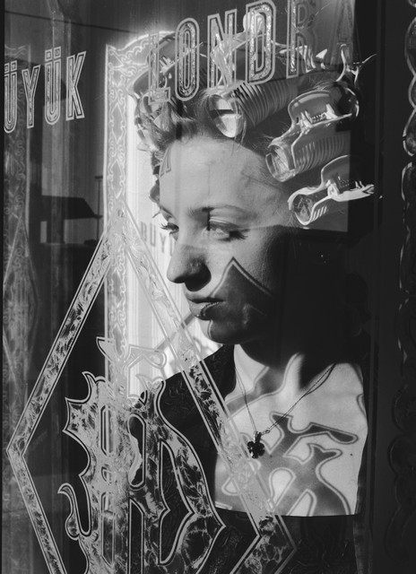Stanko Abadžic - The Woman in Curlers Looking out a Window