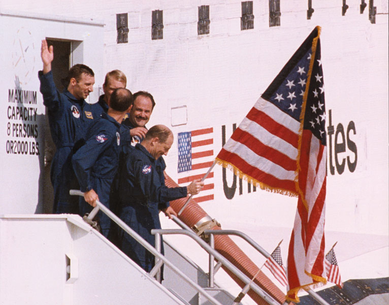 Barry Thumma - Back on Earth (NASA Crew Returns from First Mission Since Shuttle Disaster)