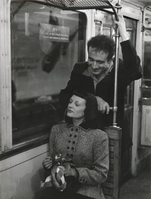 Marc and Christiane Chevalier in the Paris Metro