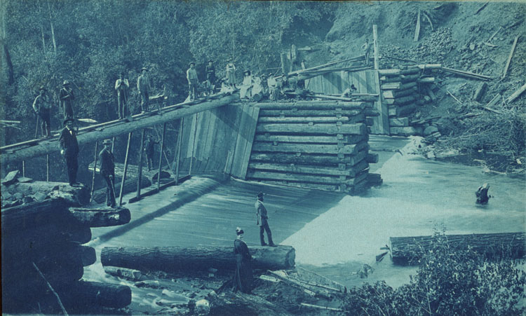 Anonymous - Dam on Chehalis River for Raising the Water to Run Logs