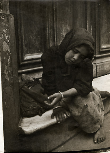 Young Girl on Door Stoop