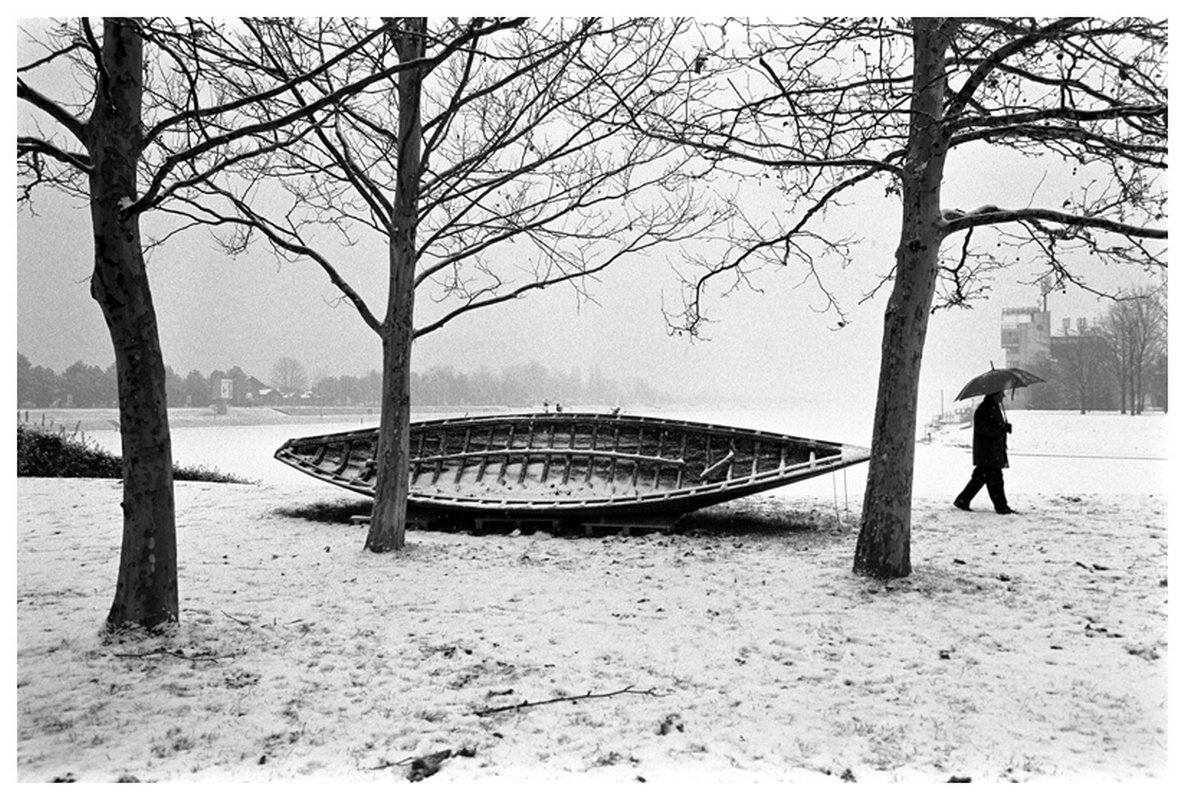 Stanko Abadžic - Boat in Snow, Zagreb,Croatia