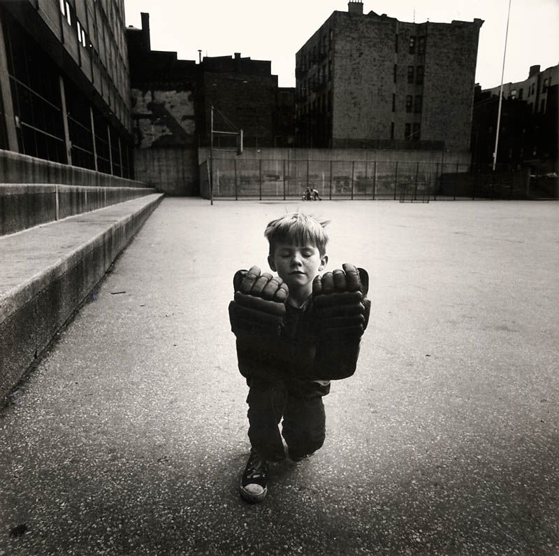 Arthur Tress - Boy with Hockey Gloves