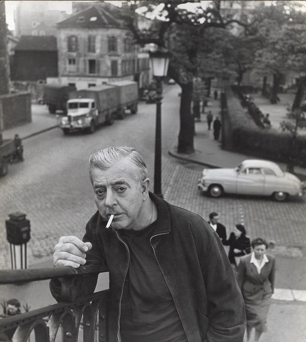 Robert Doisneau - Jacques Prévert, Rue de Crimée, Paris Robert Doisneau - Jacques Prévert, Rue de Crimée, Paris