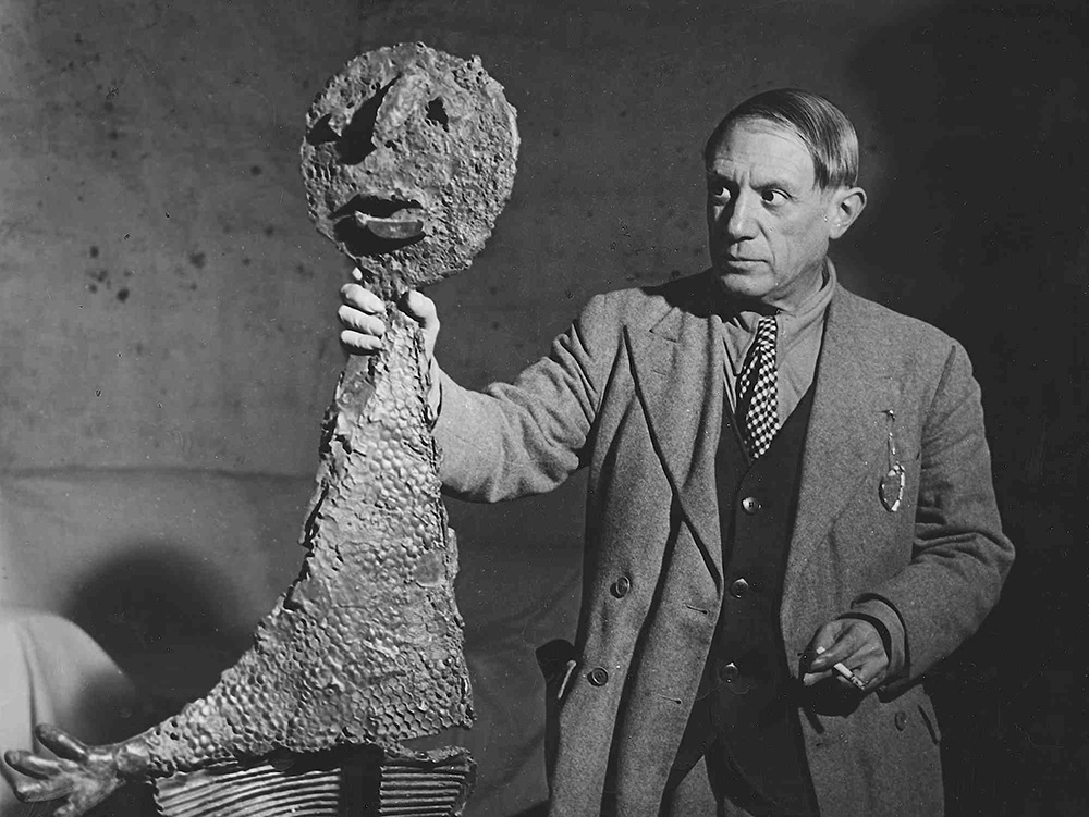 Brassai (Gyula Halasz) - Picasso with His Sculpture, Brassai (Gyula Halasz) - Picasso with His Sculpture,