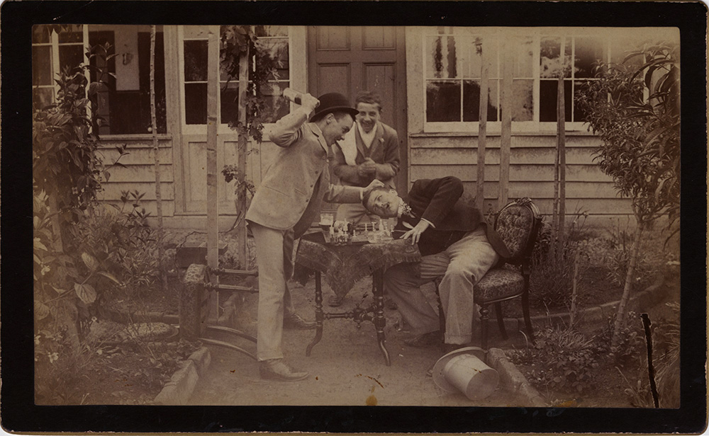 Staged Fight Breaks out over Drinking and Chess Game