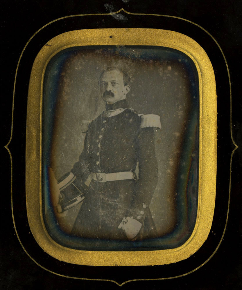 Anonymous (Belgium) - Belgium Military Officer with Hat and Holding Sword