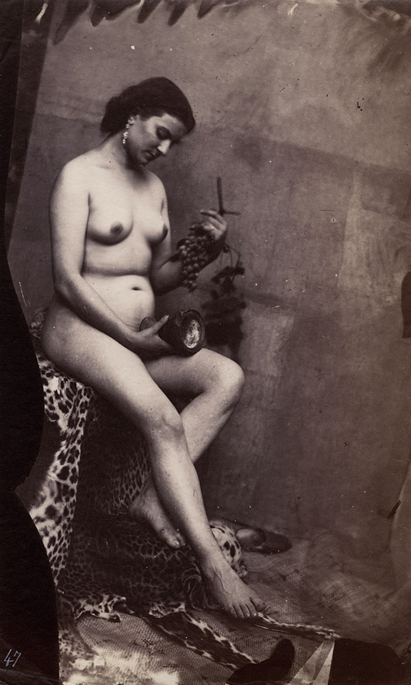 Anonymous - Nude with Grapes