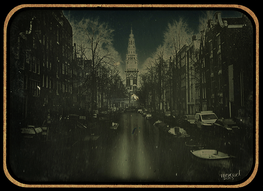 Marinus J. Ortelee - Canal in Amsterdam