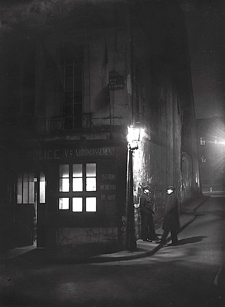 Brassai (Gyula Halasz) - Police Station on Corner of Rue de la Huchette and Rue du Chat-qui-Pêche, Paris