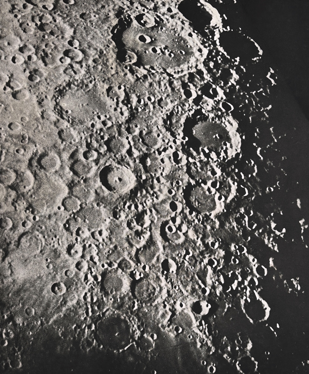 Loewy & Puiseux - Photographie lunaire, Clavius Tycho Hésiode Observatoire de Paris. Grand équatorial Coudé