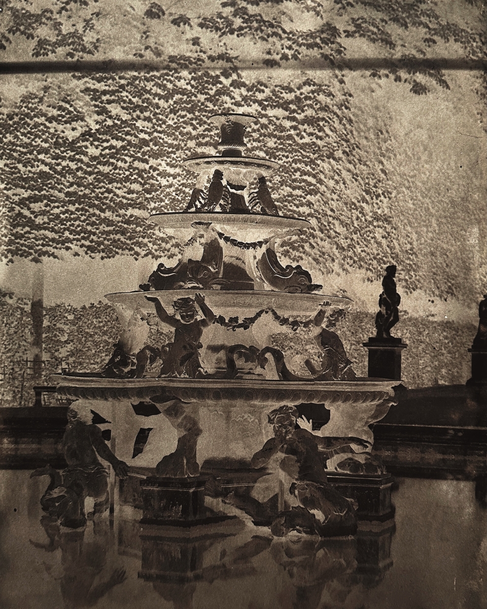 Louis-Rémy Robert - Fontaine de la Pyramide by Francois Girardon at Versailles