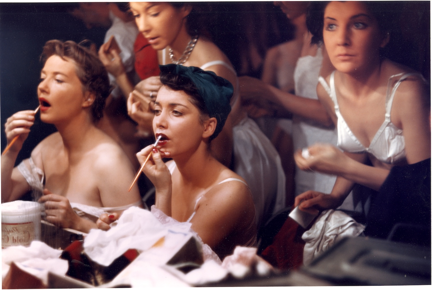 Lisa Larsen - Actresses Applying Makeup for TV Play, New York Lisa Larsen - Actresses Applying Makeup for TV Play, New York