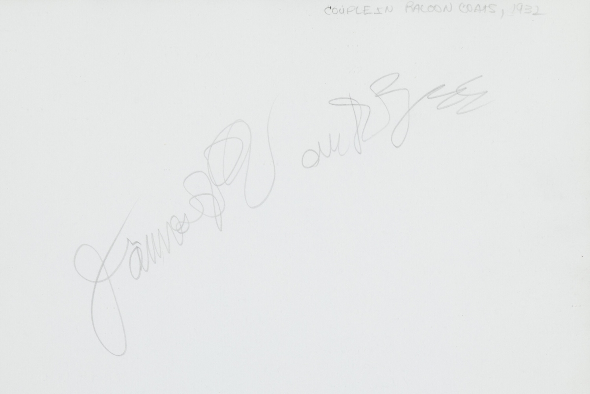 Couple in Raccoon Coats, Harlem