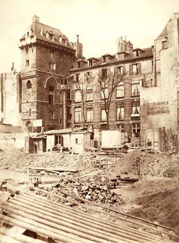 Charles Marville (dit), Charles-François Bossu - Tour de Jean-sans-Peur, Paris