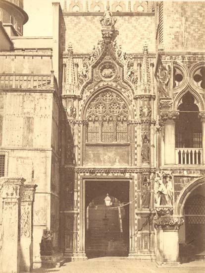 Anonymous - Porta della Canta and Staircase of the Doges Palace Anonymous - Porta della Canta and Staircase of the Doges Palace