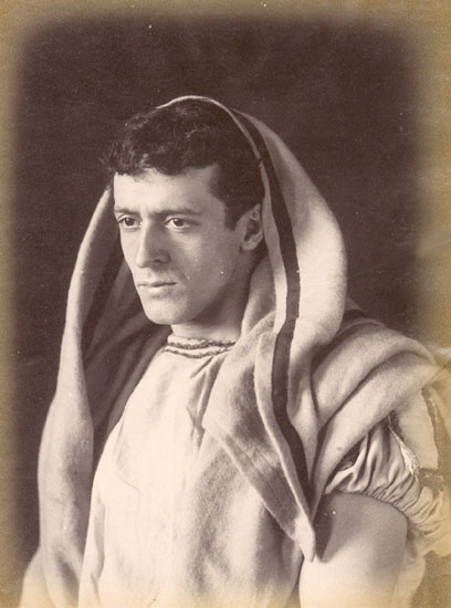 Two Portraits of Man in Roman Attire with Hood