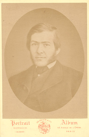 Adolphe Braun & Co. - Portrait of Photographer Jean-Jacques Heilmann