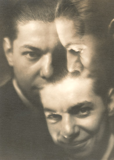 Triple-Exposure of a Man