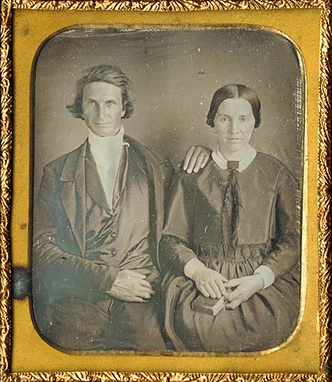 Anonymous - Two (Quaker?) Family Daguerreotypes Anonymous - Two (Quaker?) Family Daguerreotypes