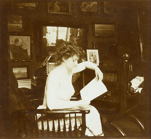 Female Nude Study in the Studio (Sitting)