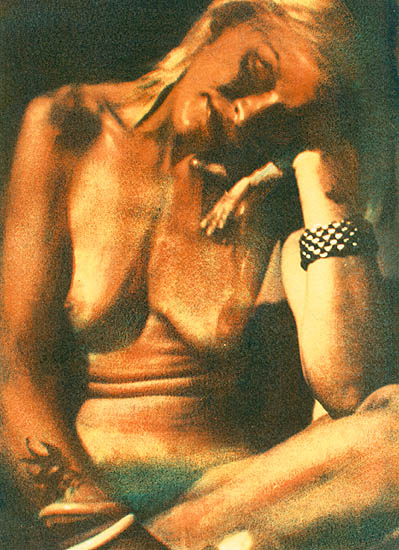 Ted Jones - Seated Female Nude