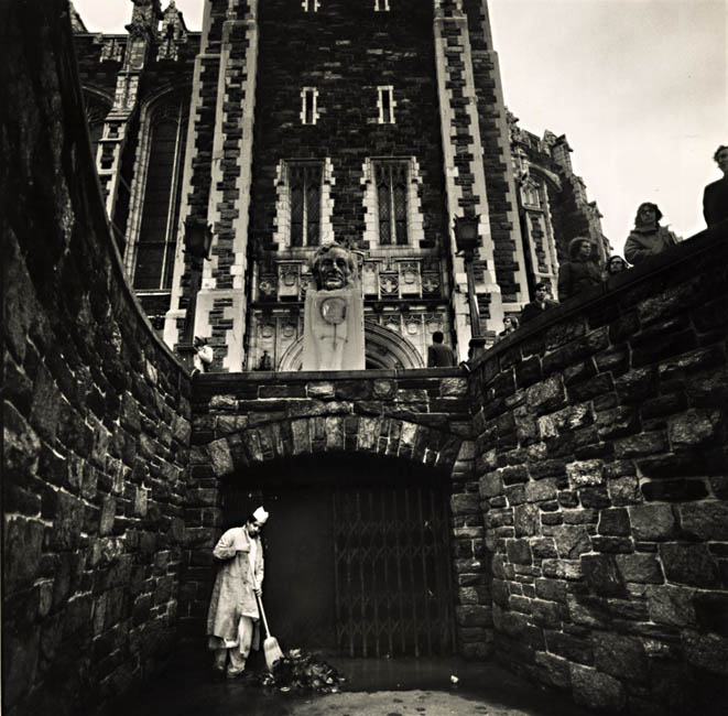 Arthur Tress - City College, A Minority Worker in the Halls of Higher Education, New York City, NY