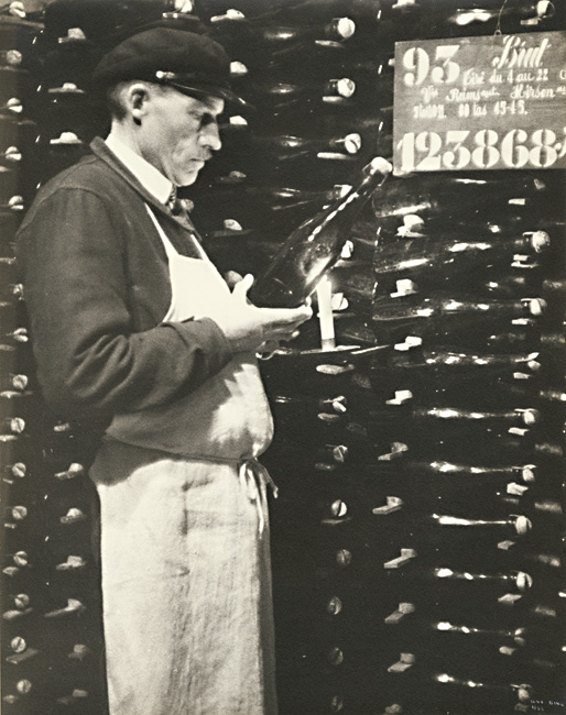 Ilse Bing - Checking Champagne Bottles by Candle Light