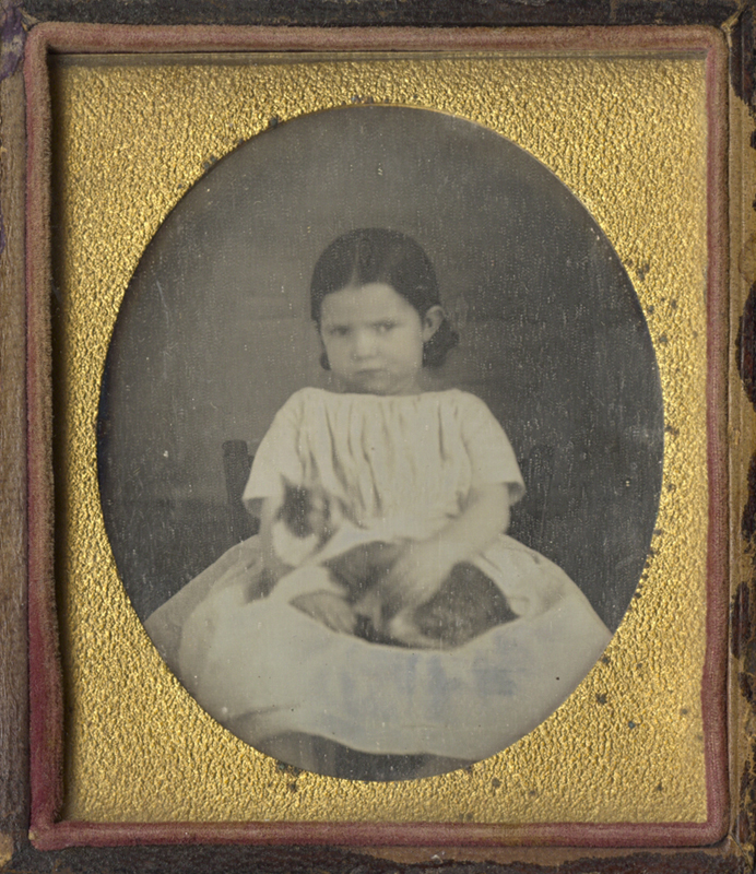 Anonymous - Portrait of a Little Girl Holding a Cat in her Lap Anonymous - Portrait of a Little Girl Holding a Cat in her Lap