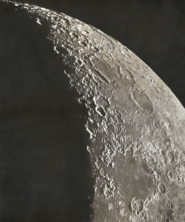 Loewy & Puiseux, Photographie Lunaire: Pole Sud - Schickhard - Gassendi, 1897.  At Stephen Bulger Gallery.