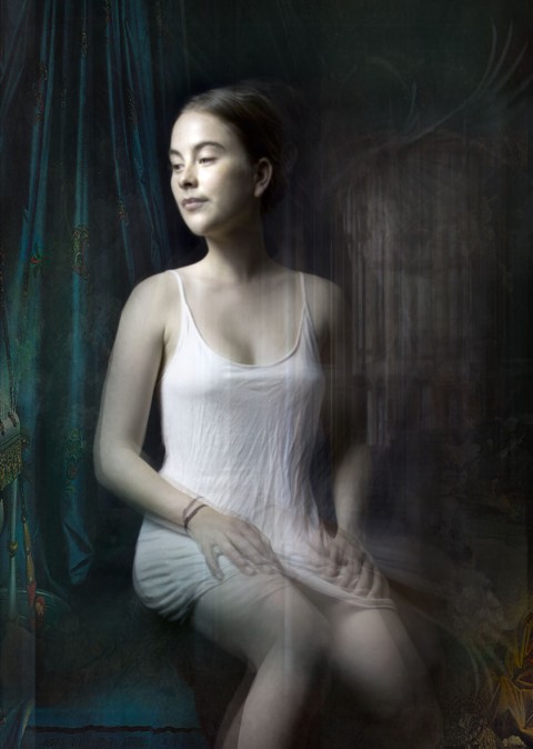 Lisa Holden: Girl in Blue.