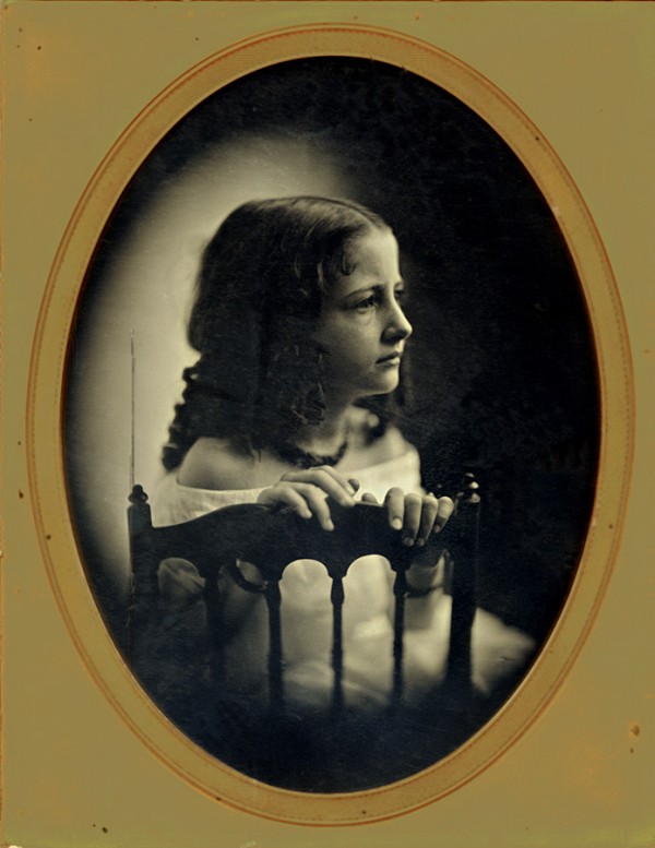 Southworth & Hawes, Young Girl with Chair, full-plate daguerreotype (at Contemporary Works/Vintage Works, Booth 307)