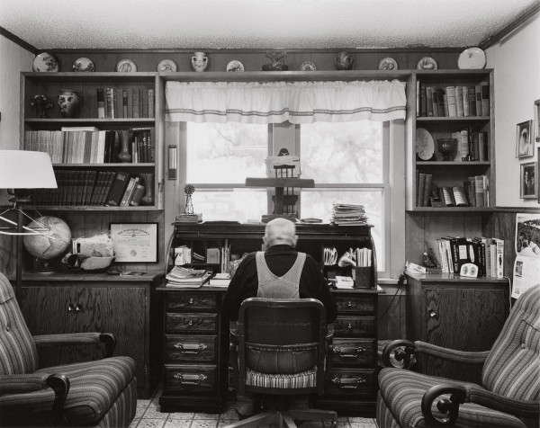 Paula Chamlee: Adrian, Texas, from the series High Plains Farm, 1994. Silver chloride contact print, 8 x 10 in. (203 x 254 mm), 1994/1994, on original mount. 16726.