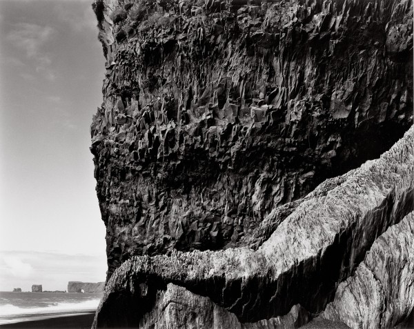 Paula Chamlee: Reynisfjara, Iceland, 2006. Silver chloride contact print, 10 x 8 in. (254 x 203 mm), 2006/2006, on original mount. 16759.