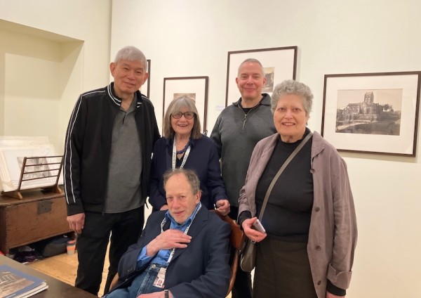 Robert and Paul Hershkowitz with photography duo Anderson & Lowe and Daniella Dangoor.