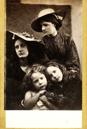 Julia Margaret Cameron Summer Days (May Prinsep, Freddy Gould, Lizzie Koewen, Mary Ryan), Albumen carte-de-visite, which is appropriately in our Summer Sale.