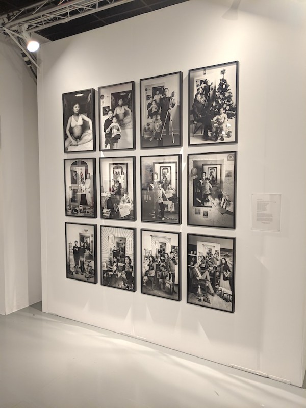 This installation of Annie Wang's "Mother as Creator" series in Daiter Gallery booth got a lot of institutional attention. (Photo courtesy of Daiter Gallery)