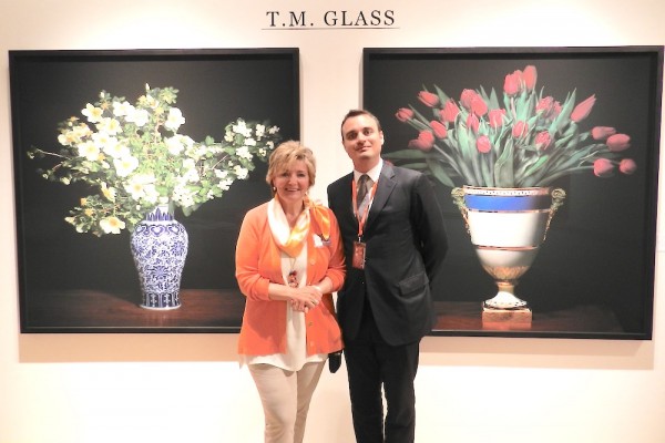 Helen Bellefeuille and Daniel Gagnon of Galerie de Bellefeuille (Photo by Michael Diemar)