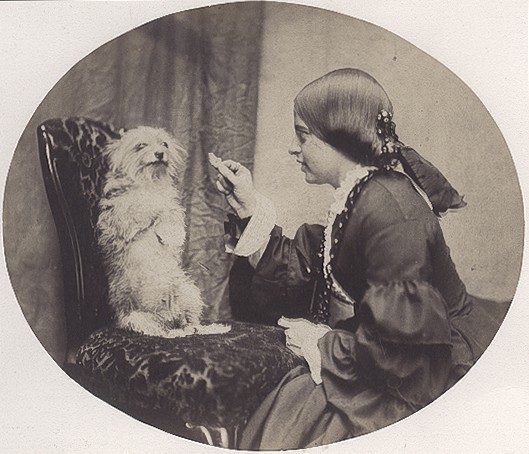 W.G. Campbell: "The Lesson", albumen print, 1857 W.G. Campbell: "The Lesson", albumen print, 1857