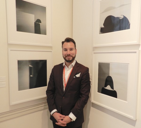 Michael Hulett of Peter Fetterman Gallery (Photo by Michael Diemar)