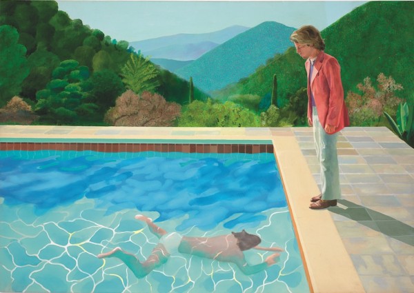 David Hockney, Portrait of an Artist (Pool with Two Figures), 1972. © David Hockney Photo Art Gallery of New South Wales / Jenni Carter